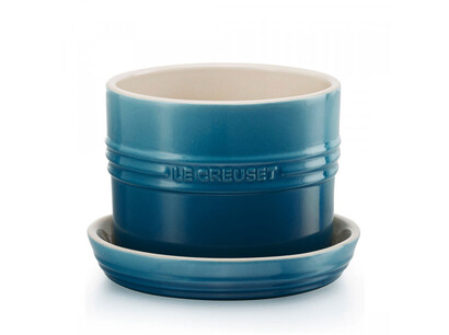 Горшок для комнатных растений 13 см Deep Teal Le Creuset