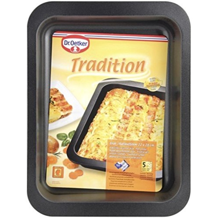 Форма для выпечки и жарки 25 x 32,5 x 5 см Tradition Dr. Oetker