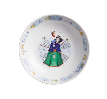 Тарелка детская 18 см глубокая, Кот в сапогах Kiddie Tableware Kahla