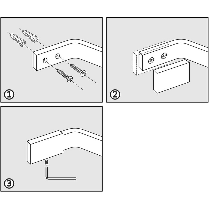 Набор крючков 5 предметов, чёрные Flybath