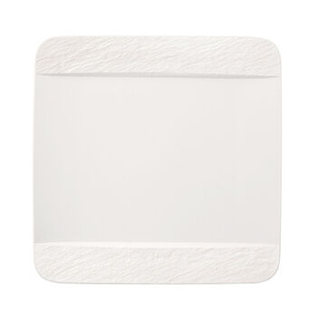 Тарелка 28 см White Manufacture Rock Blanc Villeroy & Boch