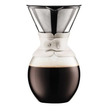 Кофейник с фильтром молочный, 1,5 л, Pour Over Bodum