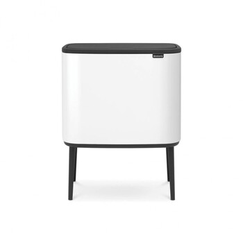 Мусорный бак 11+23 л белый Bo Touch Bin Brabantia