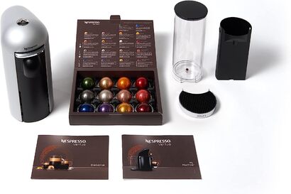 Капсульная кофемашина 1.7 л 1260 Вт, серая Nespresso Vertuo Plus XN900E Krups