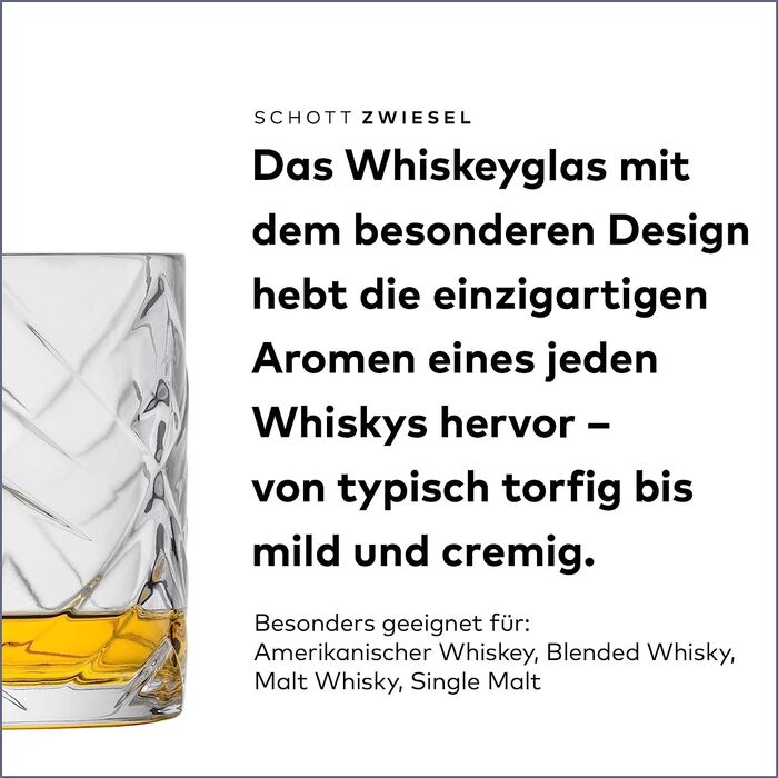 Набор из 6 стаканов для виски 343 мл Schott Zwiesel Whisky Glass Fascination